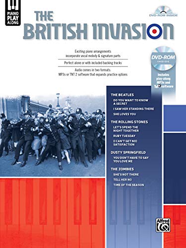 The British Invasion: Piano/Vocal: Piano/Vocal, Book & DVD-ROM (Alfred's Piano Play-along)